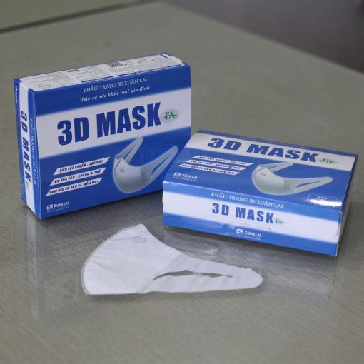 Hộp giấy đựng khẩu trang 3d mask